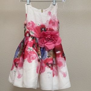 Toddler Girl Floral Print Sleeveless Dress